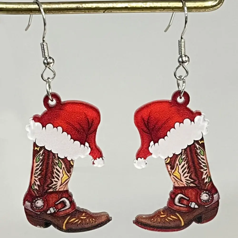 Geometric Shape Acrylic Dangle Earrings, image 10