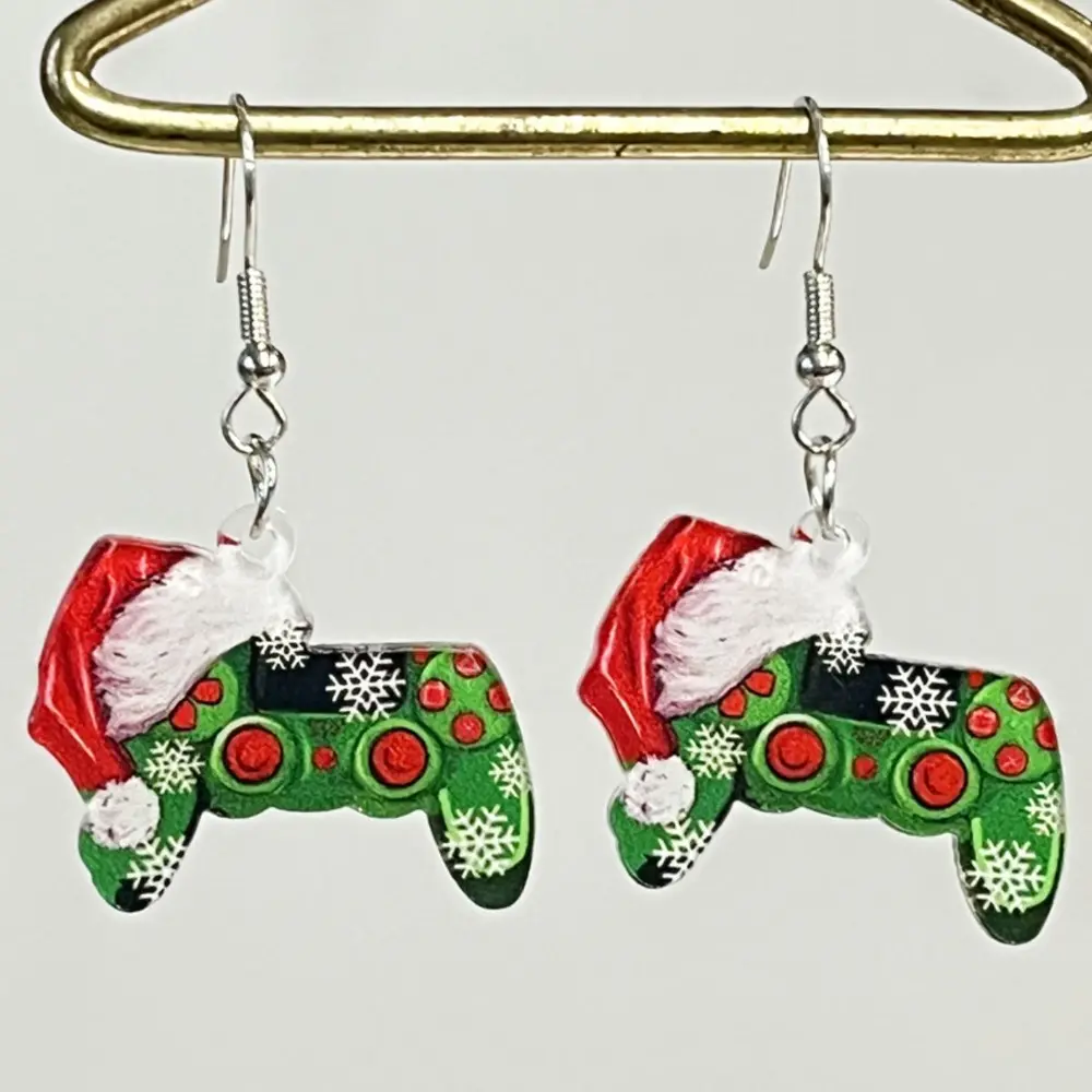 Geometric Shape Acrylic Dangle Earrings, image 9