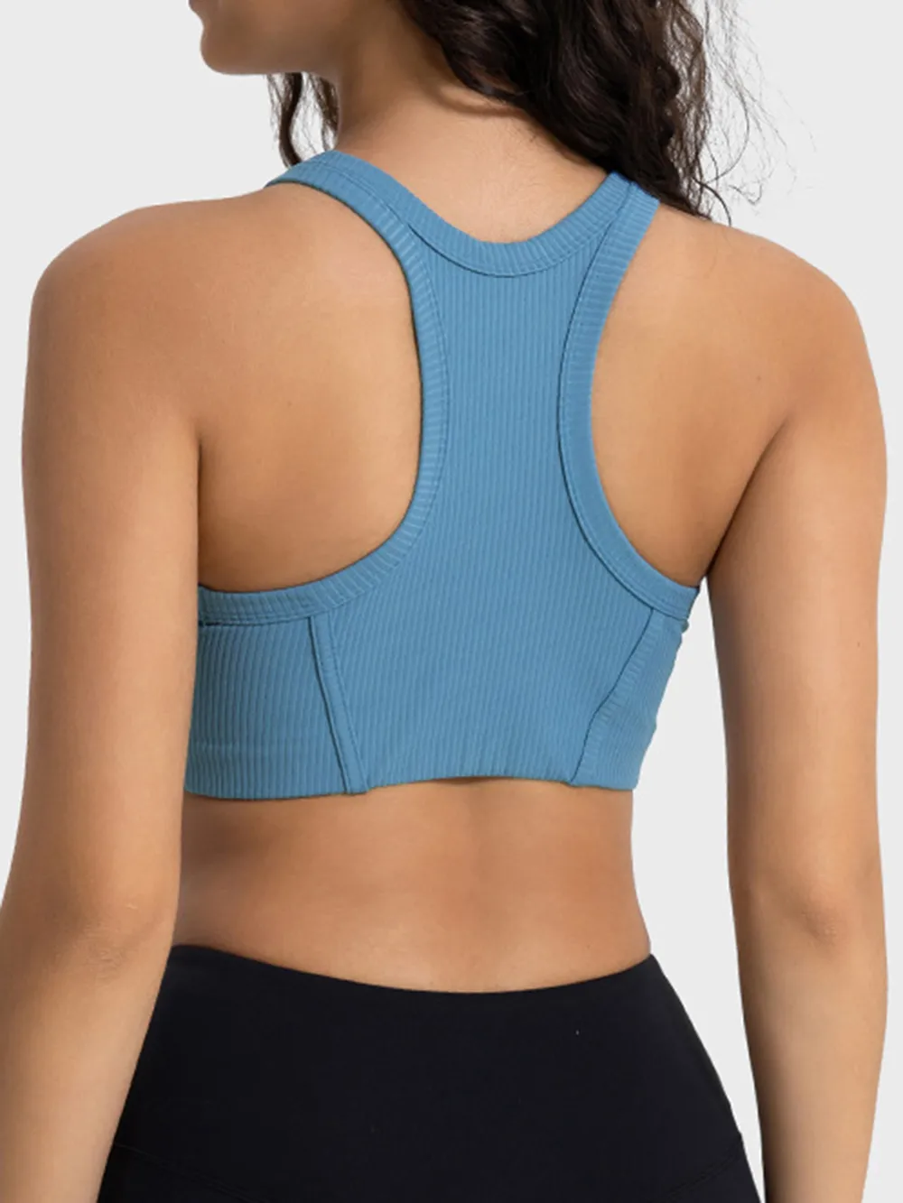 Wide Strap Cropped Sport Tank, image 7