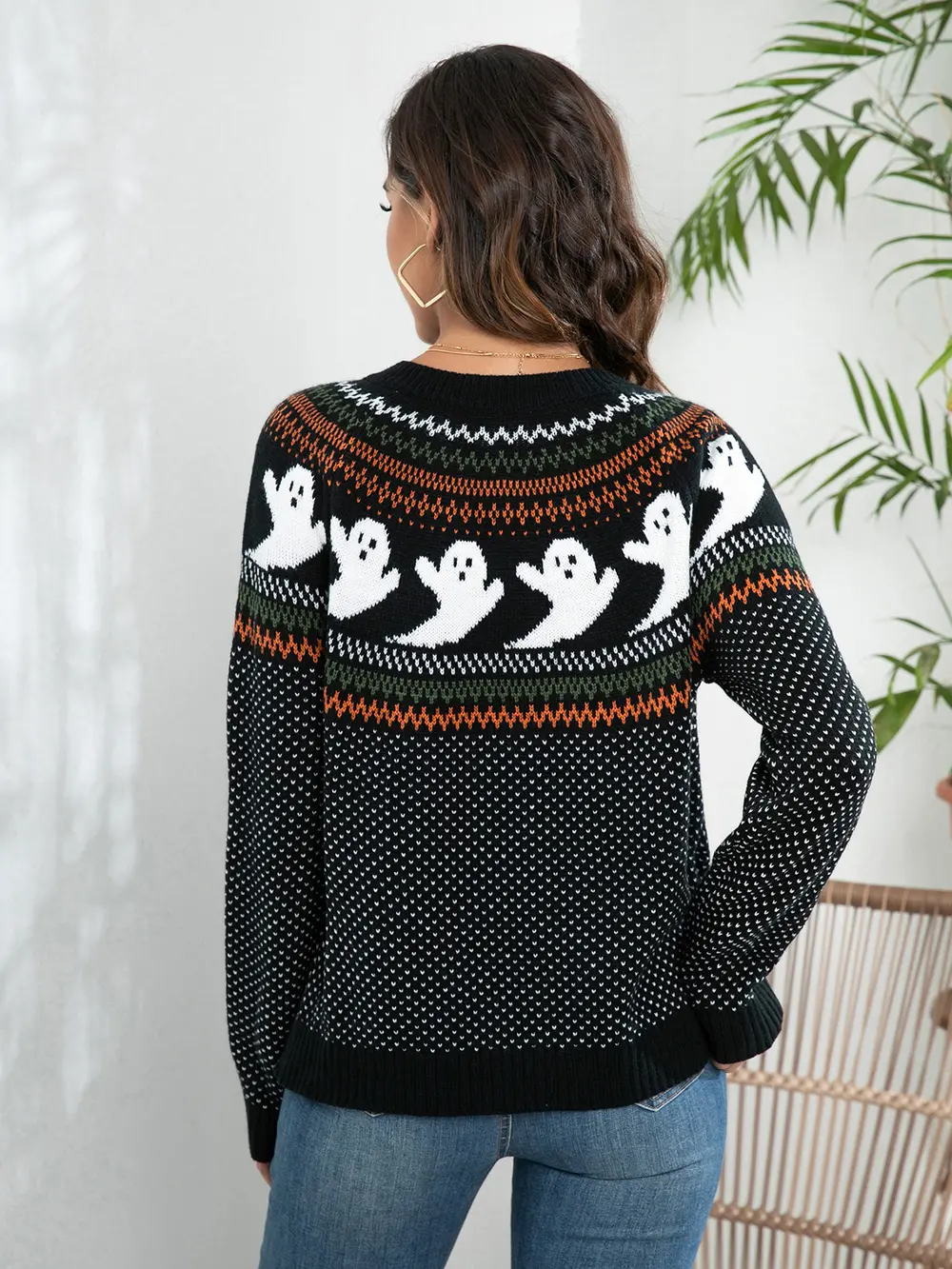 Ghost Button Up Long Sleeve Cardigan, image 2