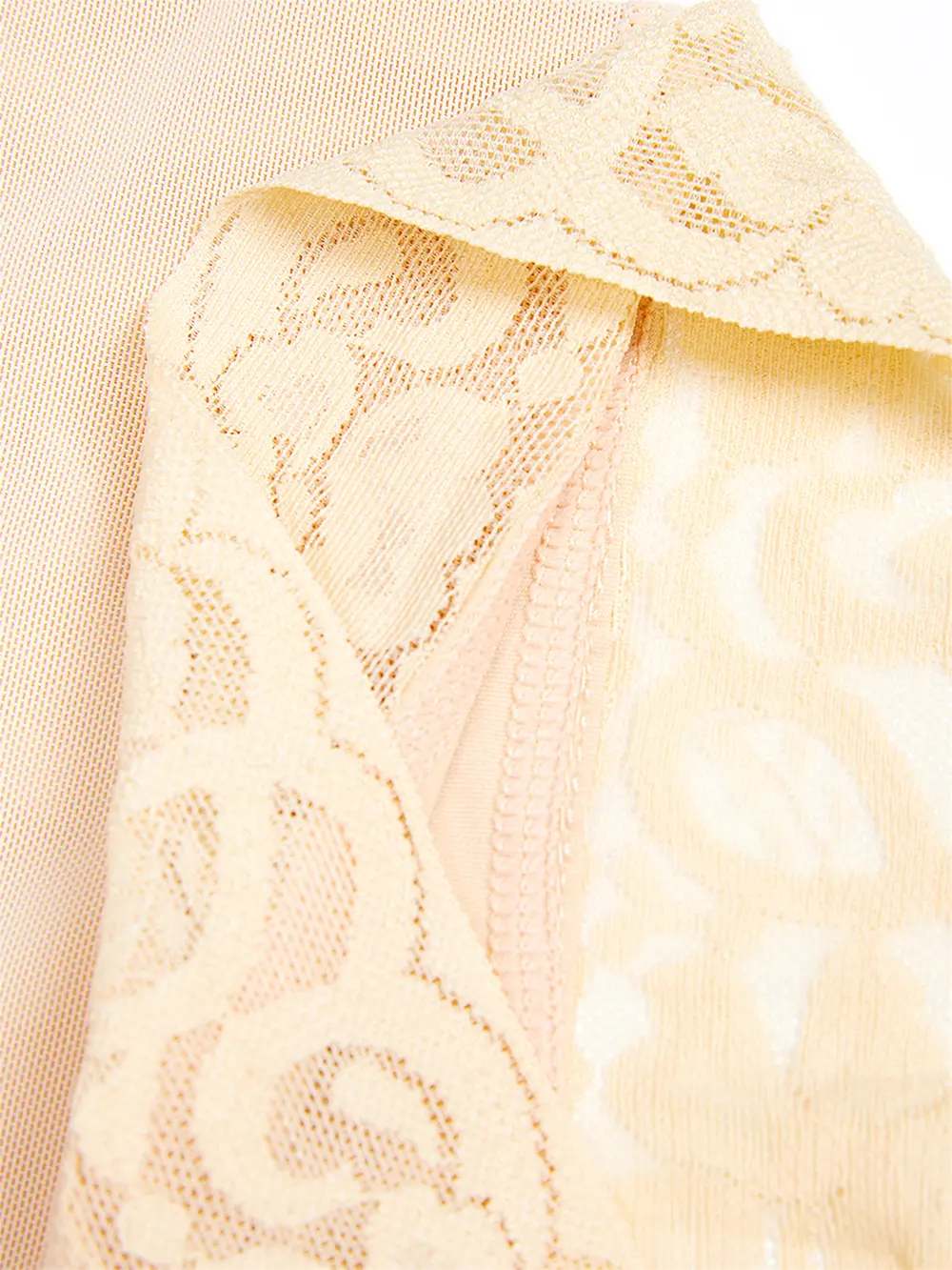 Full Size Lace Detail Hook-and-Eye Shaping Shorts, image 6