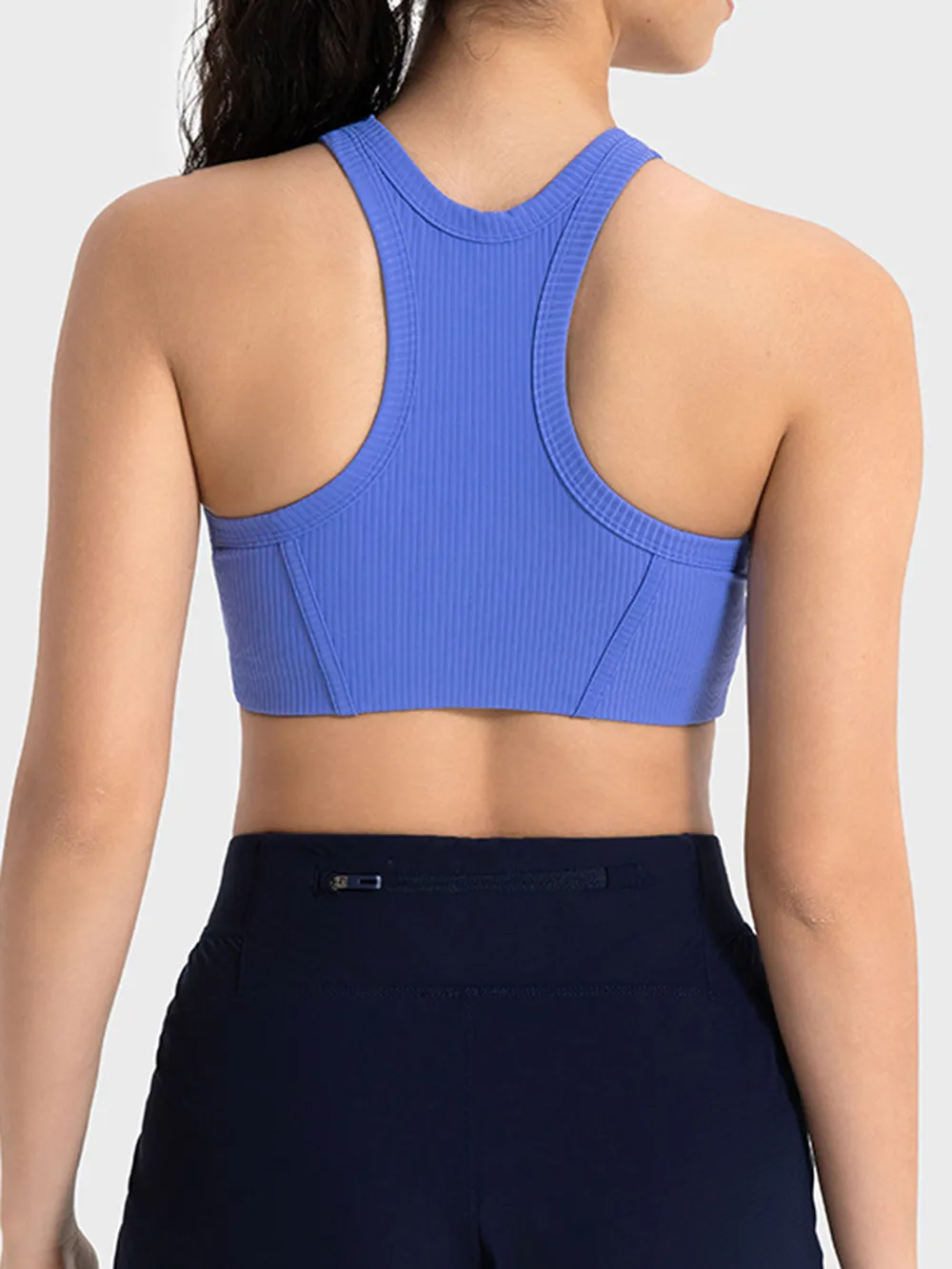 Wide Strap Cropped Sport Tank, image 8