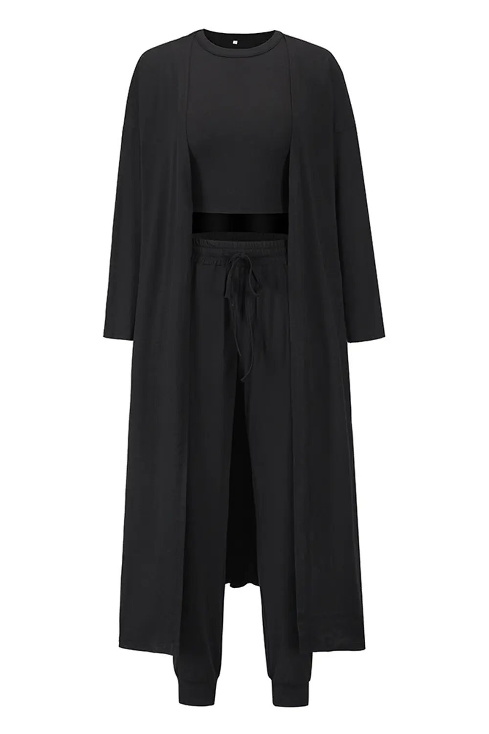 Tank, Pants, and Cardigan Set with Pockets, image 7