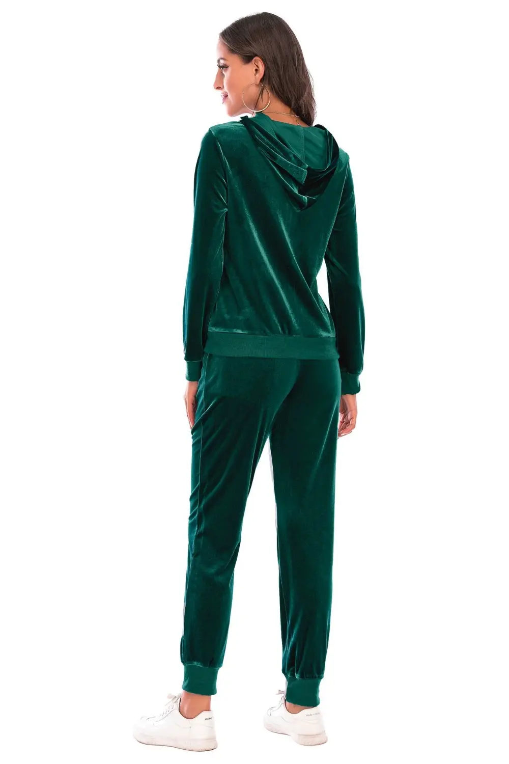 Zip-Up Hooded Jacket and Pants Set, image 3