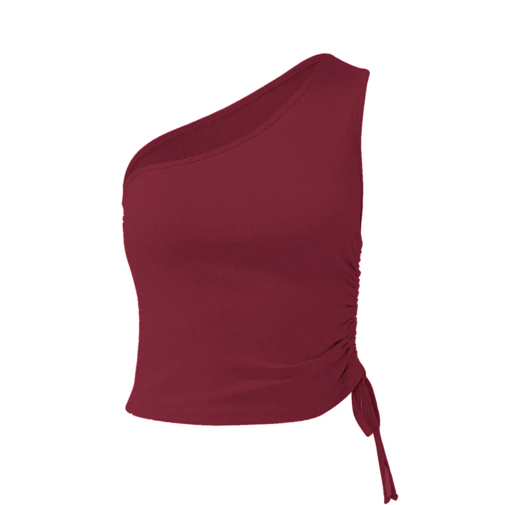 One Shoulder Tie Detail Cami, image 8