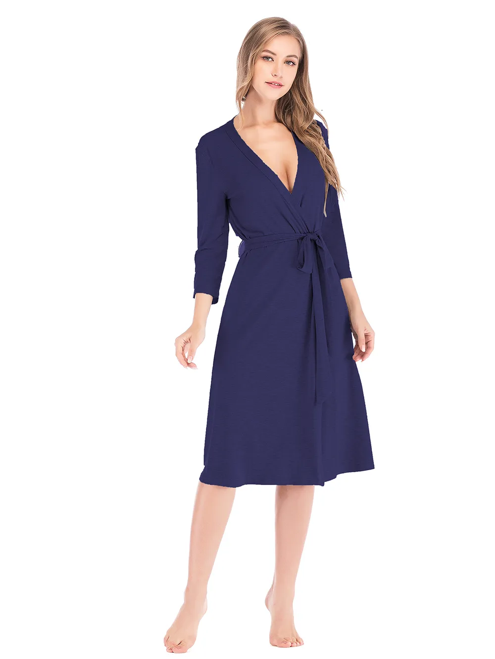 Plunge Tie Front Night Dress, image 9
