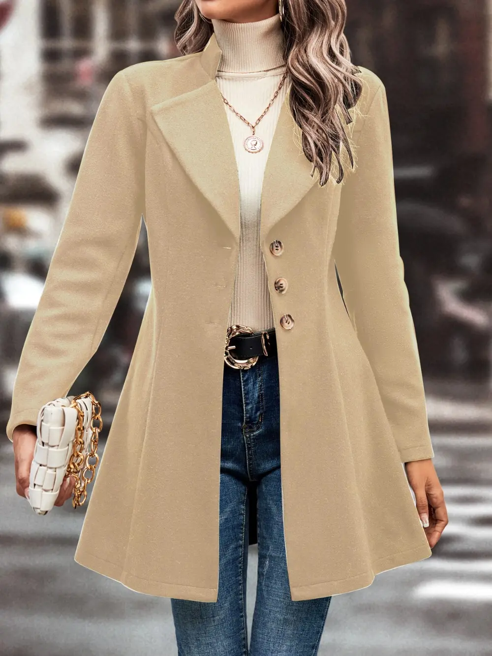 Button Up Longline Coat, image 8