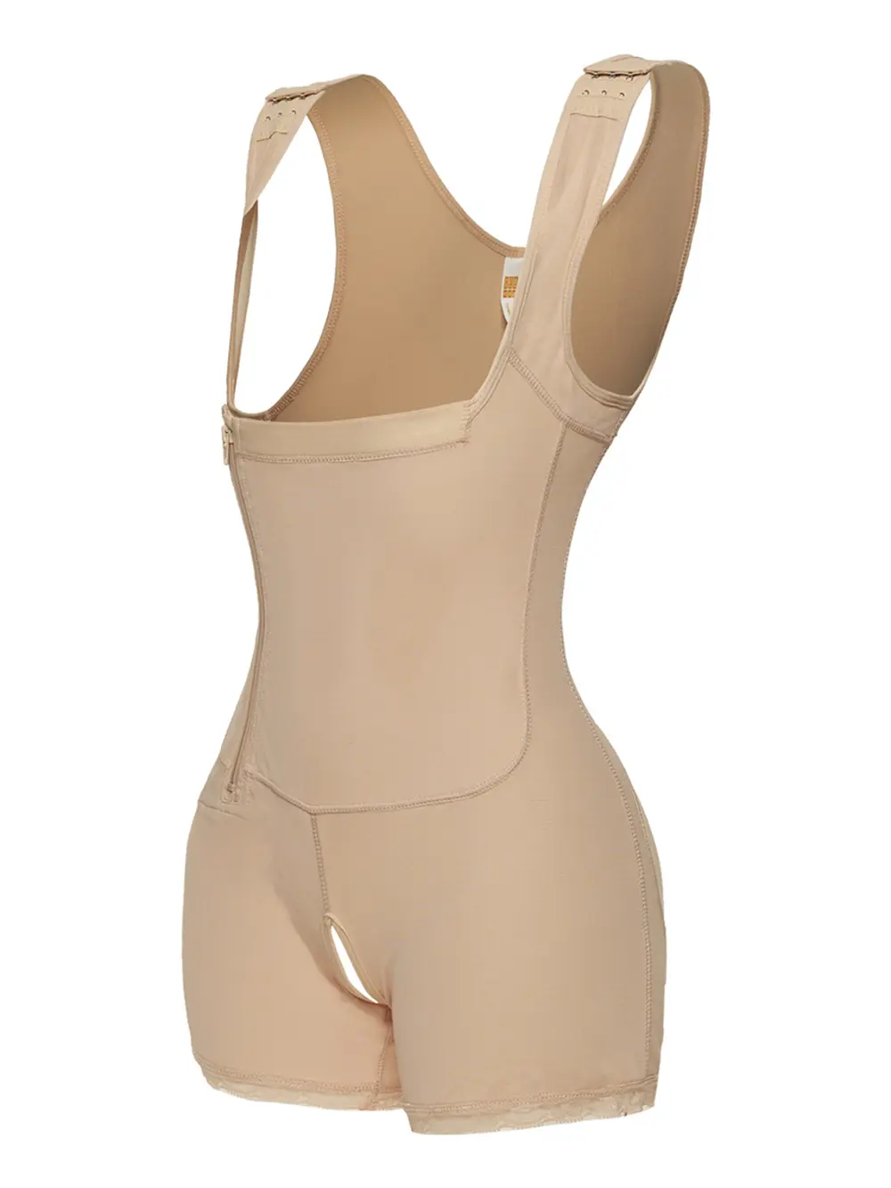 Full Size Side Zip Up Wide Strap Shapewear, image 8