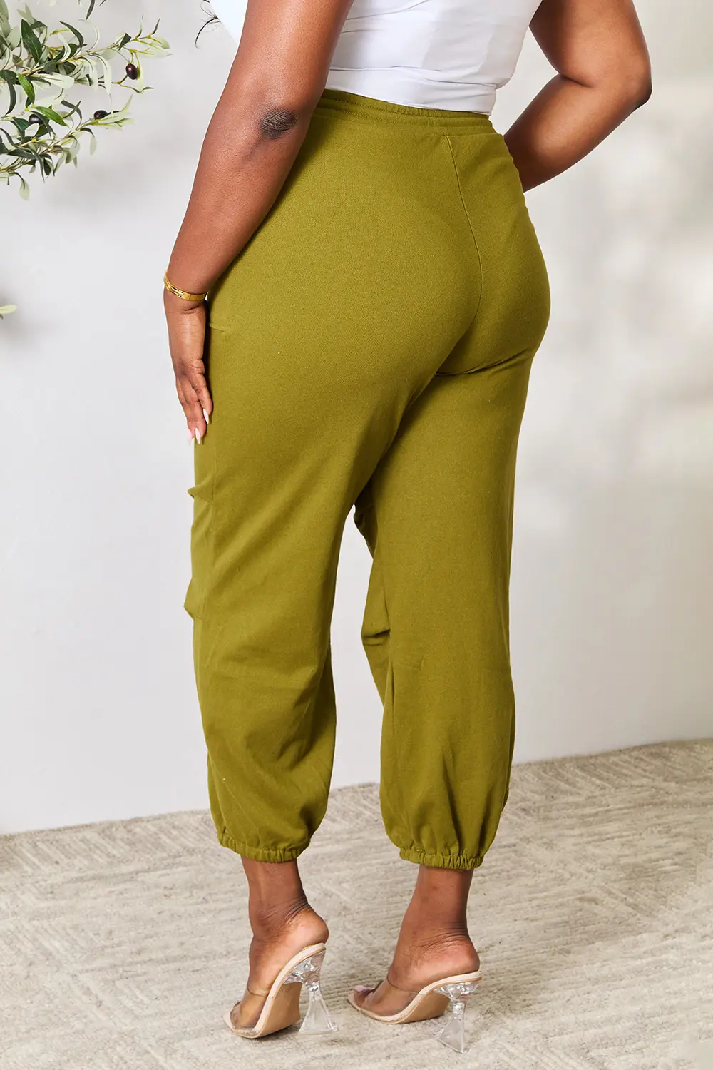 Full Size Drawstring Sweatpants with pockets, image 5