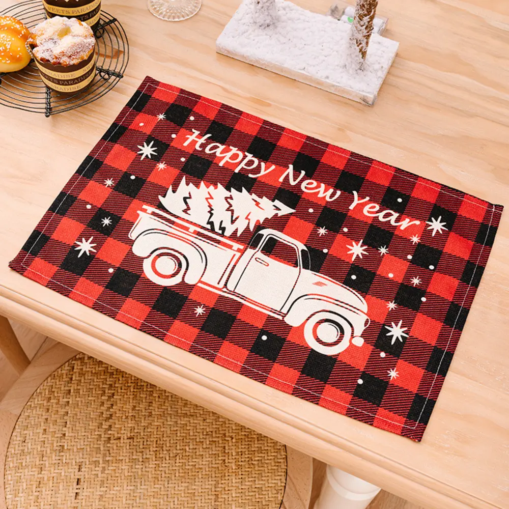 Assorted 2-Piece Plaid Placemats, image 16
