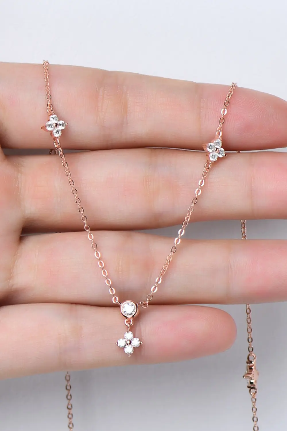 Moissanite 925 Sterling Silver Necklace, image 8