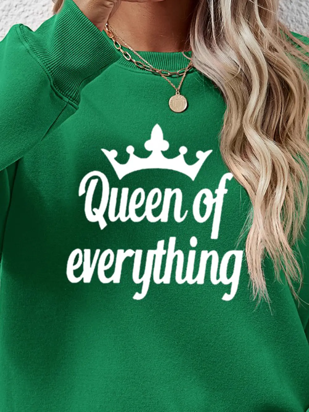 QUEEN OF EVERYTHING Round Neck Sweatshirt, image 21
