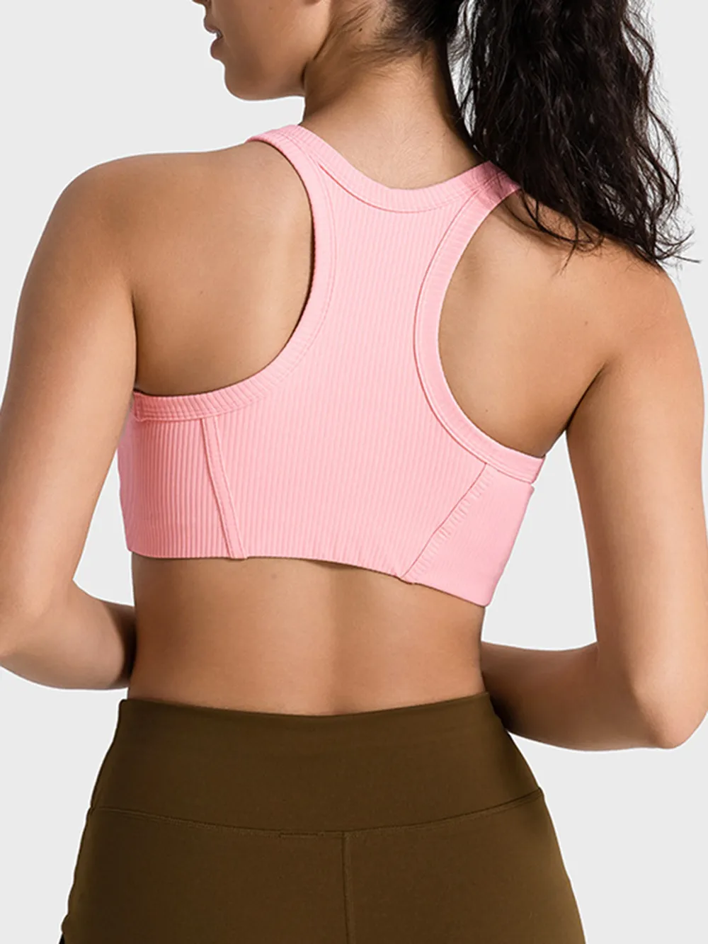 Wide Strap Cropped Sport Tank, image 9