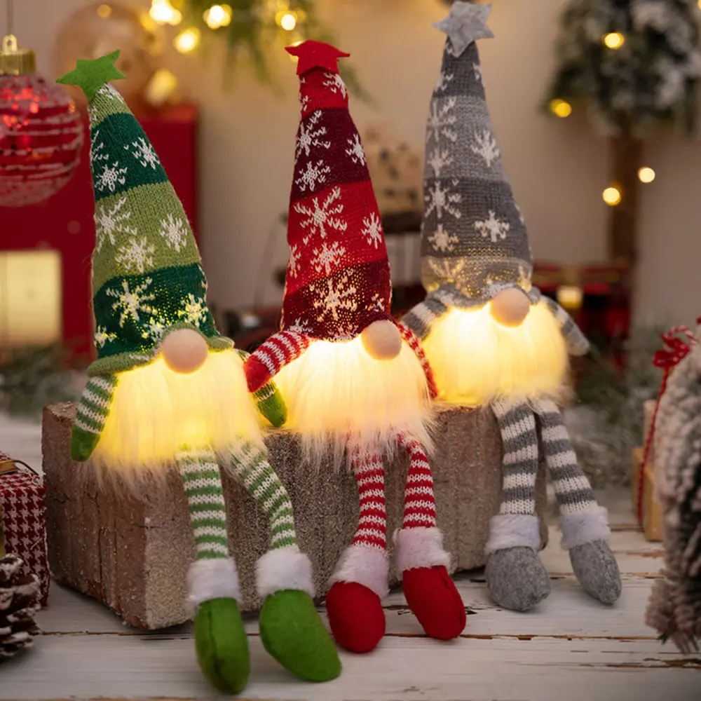 Assorted 2-Piece Light-Up Faceless Gnomes, image 3