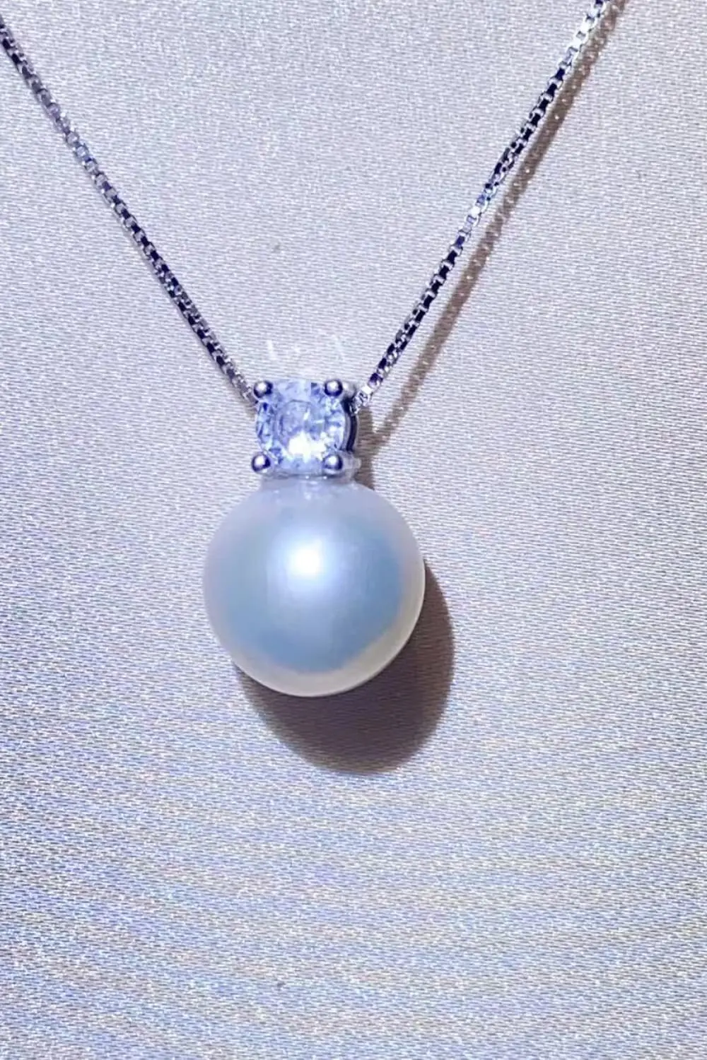 Freshwater Pearl 925 Sterling Silver Necklace, image 3