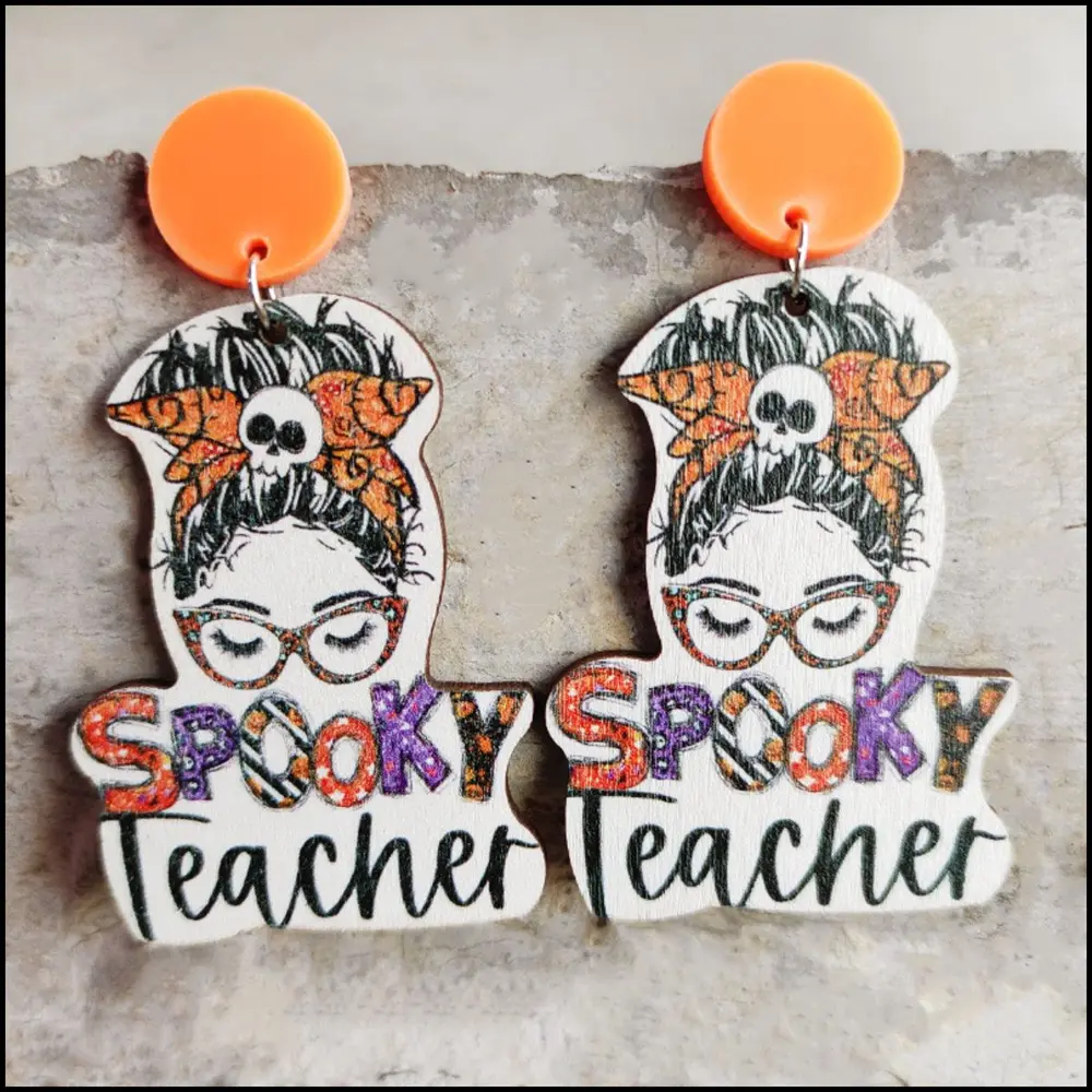 Halloween Drop Earrings, image 3