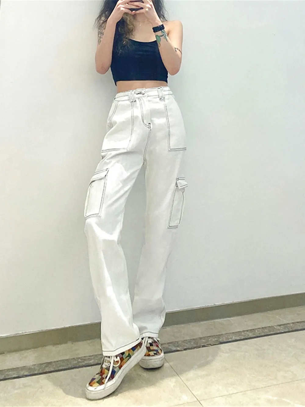 Straight Jeans with Pockets, image 15