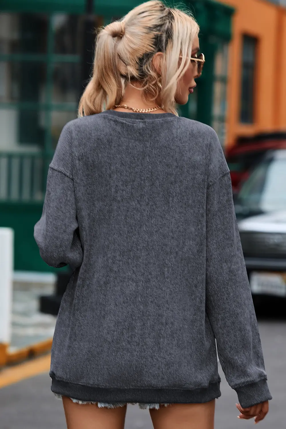 MERRY AND BRIGHT Graphic Sweatshirt, image 4