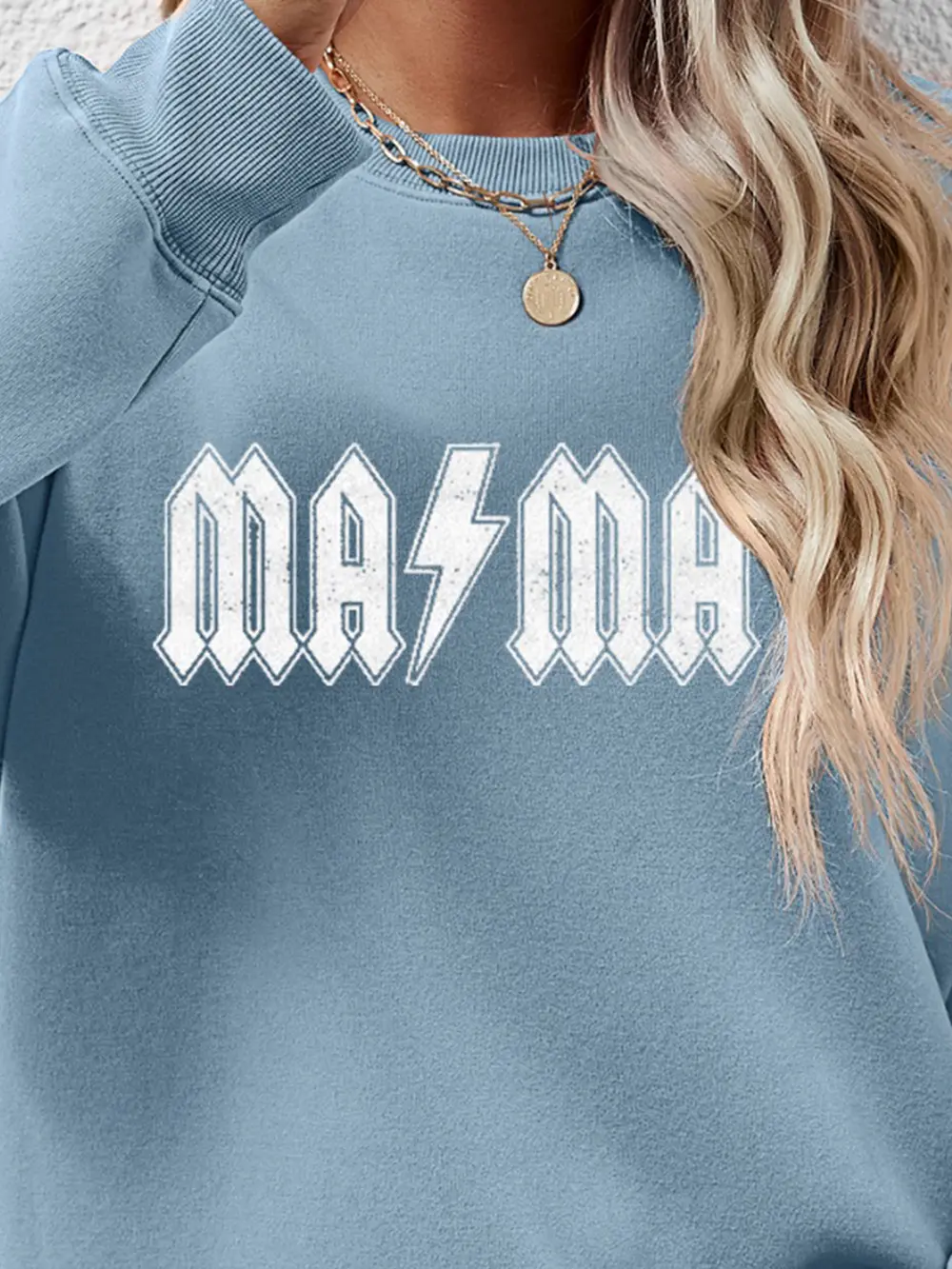 Letter Graphic Dropped Shoulder Sweatshirt, image 14