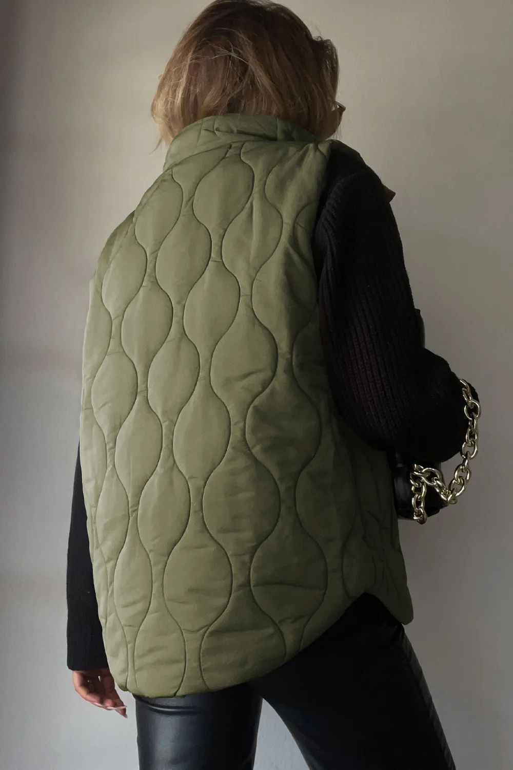 Collared Neck Vest with Pockets, image 15