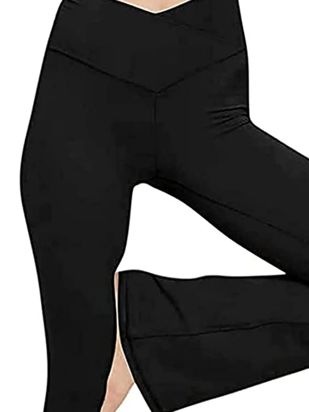 V-Waist Bootcut Long Pants, image 21