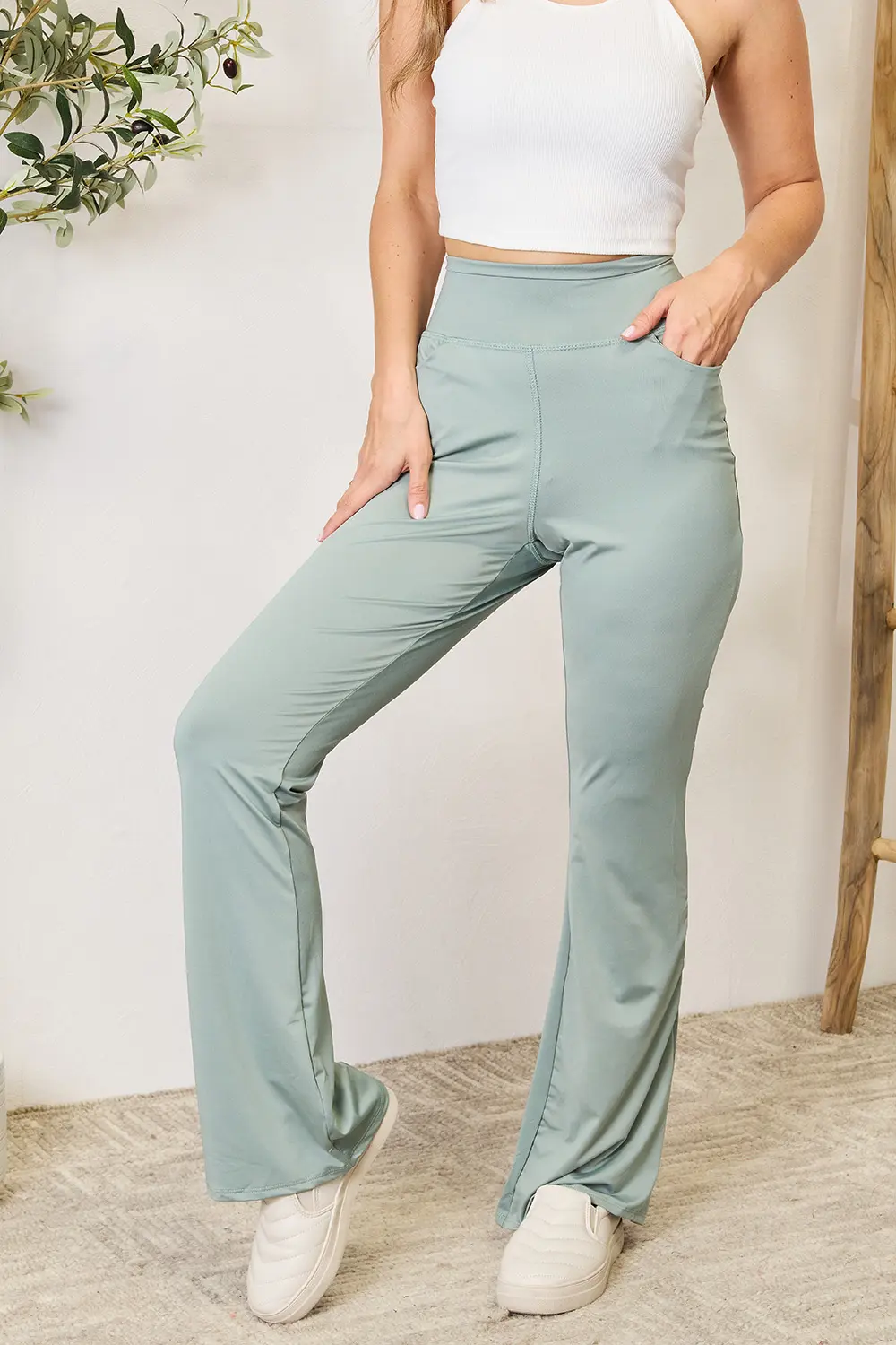 Full Size Wide Waistband Sports Pants, image 5