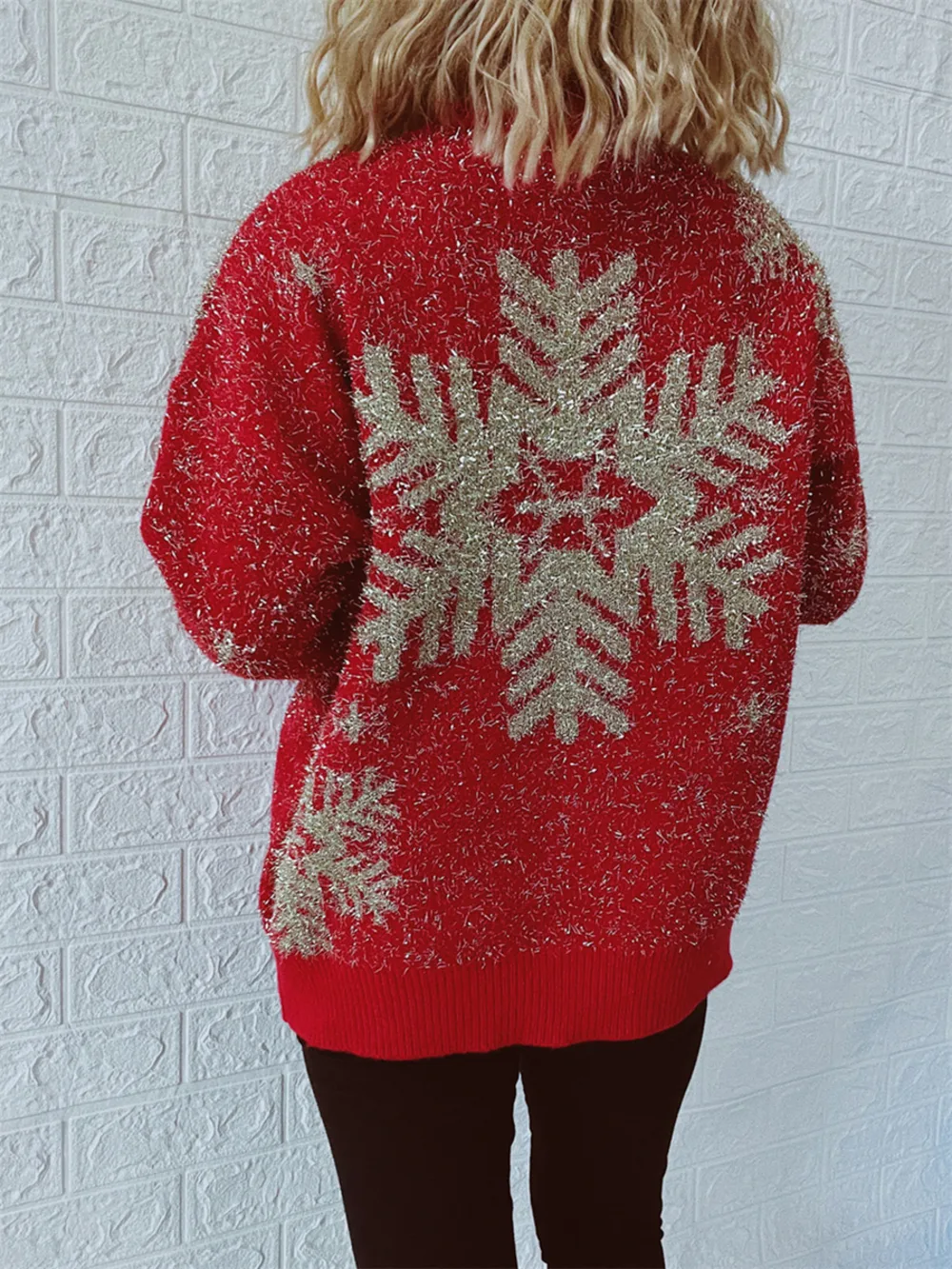 Christmas Element Round Neck Sweater, image 2