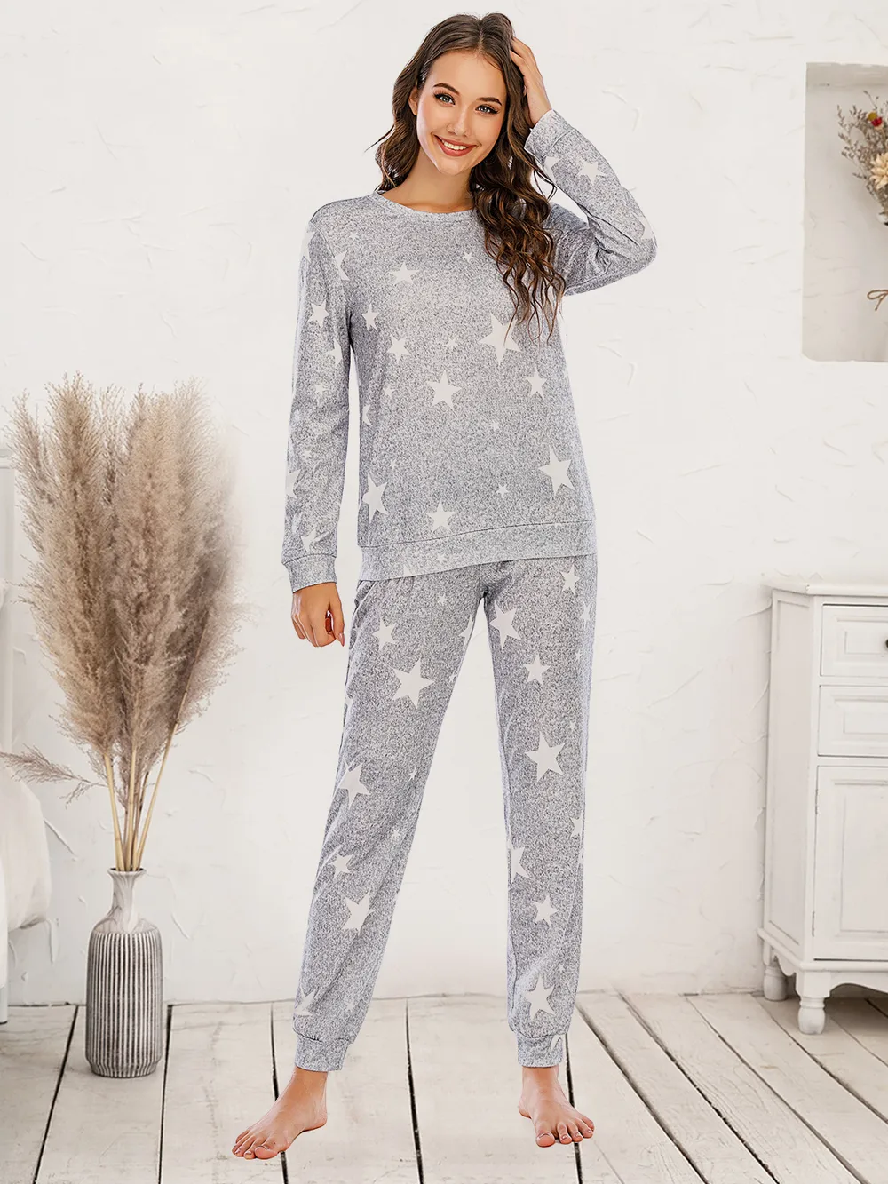 Star Top and Pants Lounge Set, image 4