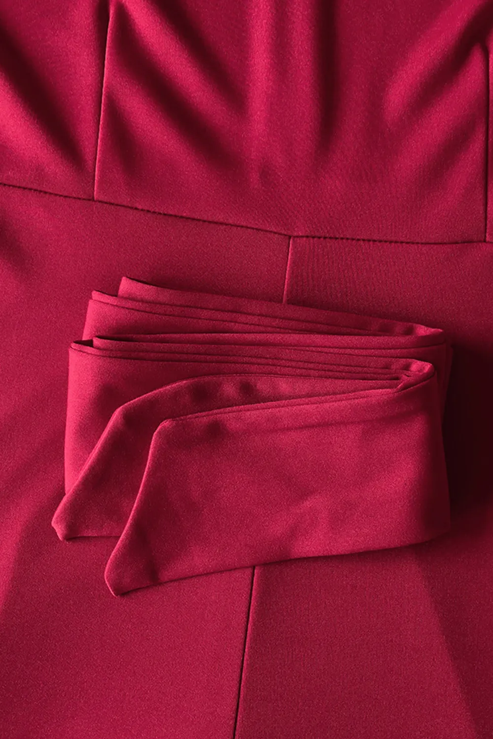 Mock Neck Tie-Waist Half Sleeve Jumpsuit, image 16