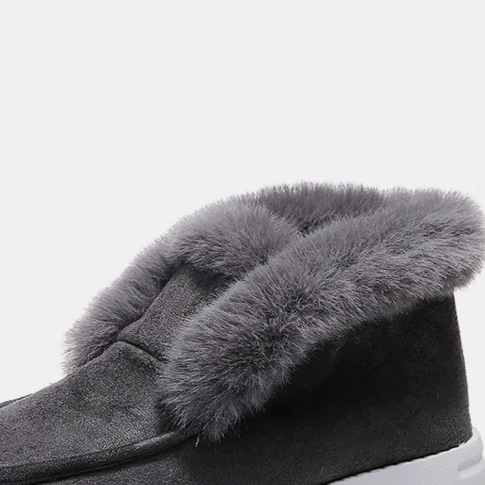 Furry Suede Snow Boots, image 8