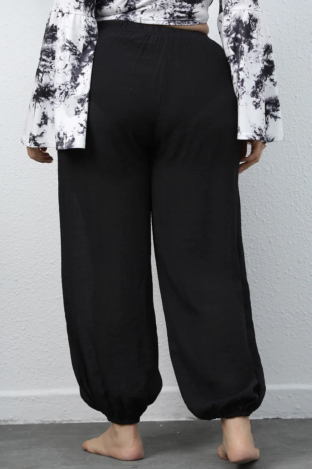 Plus Size Drawstring Jogger Pants, image 2