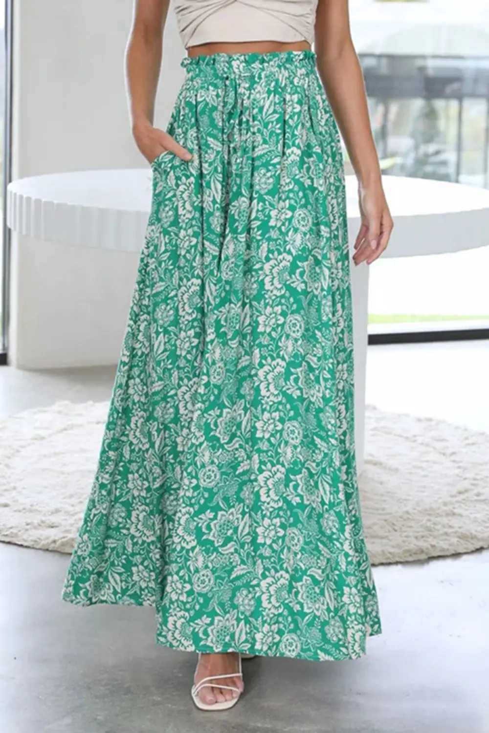Tied Wide Leg Pants, image 12