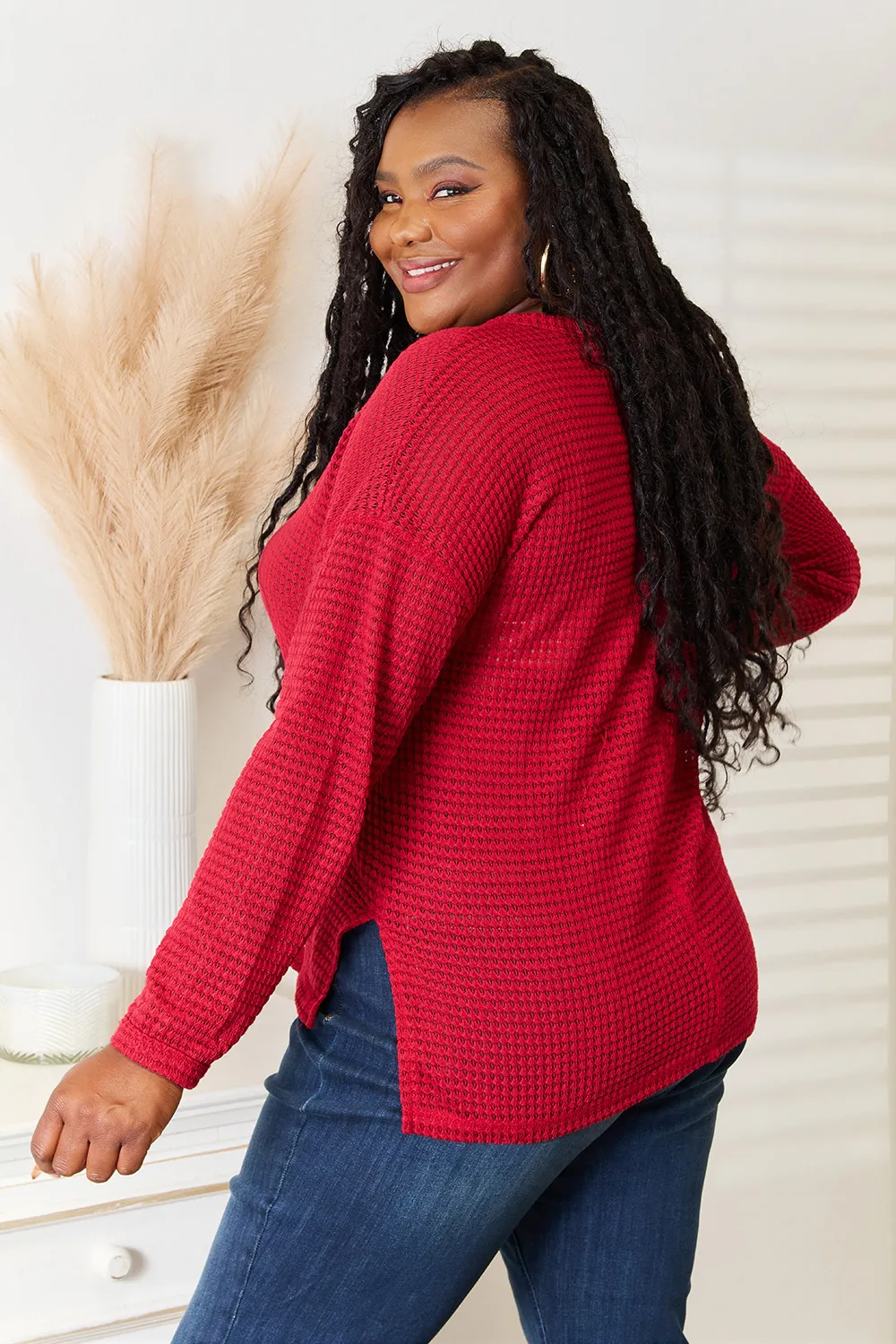 Full Size Wide Notch Relax Top, image 6
