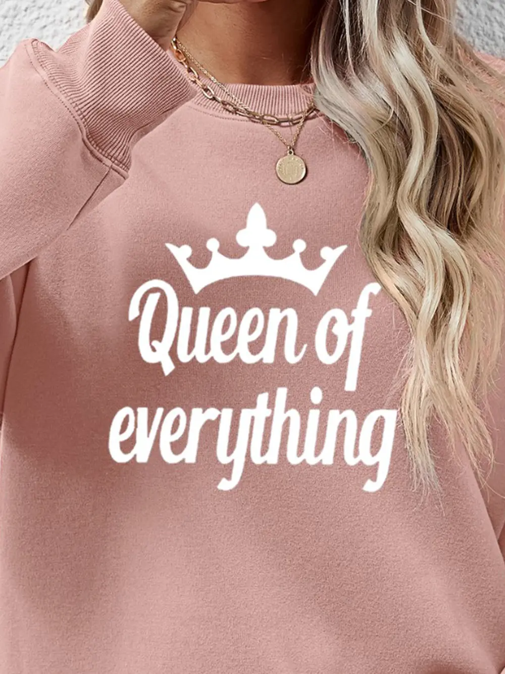 QUEEN OF EVERYTHING Round Neck Sweatshirt, image 26
