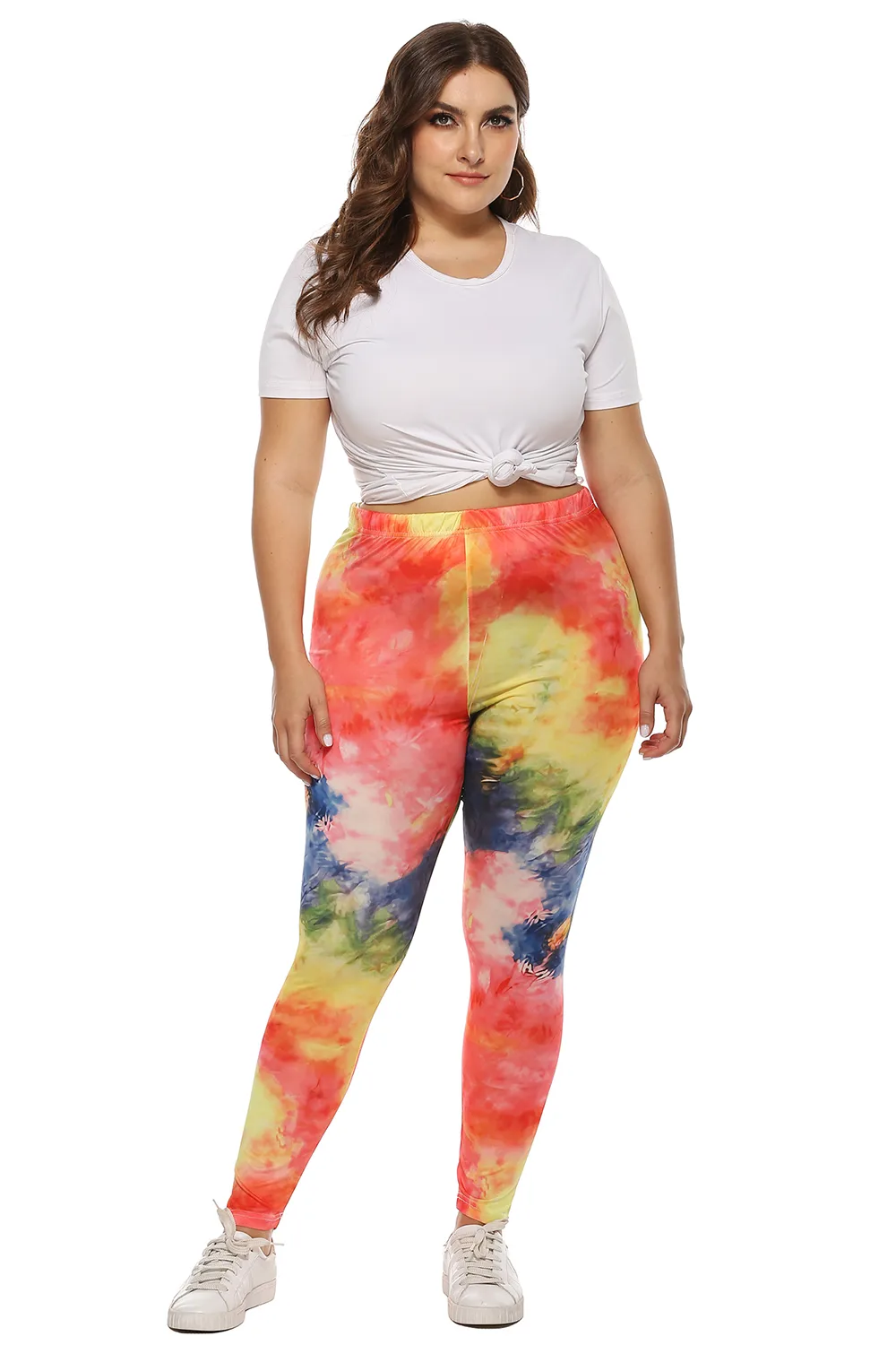 Plus Size Tie Dye Legging, image 3