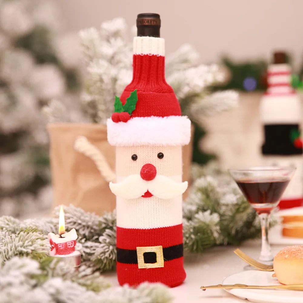 Christmas Wine Bottle Cover, image 3