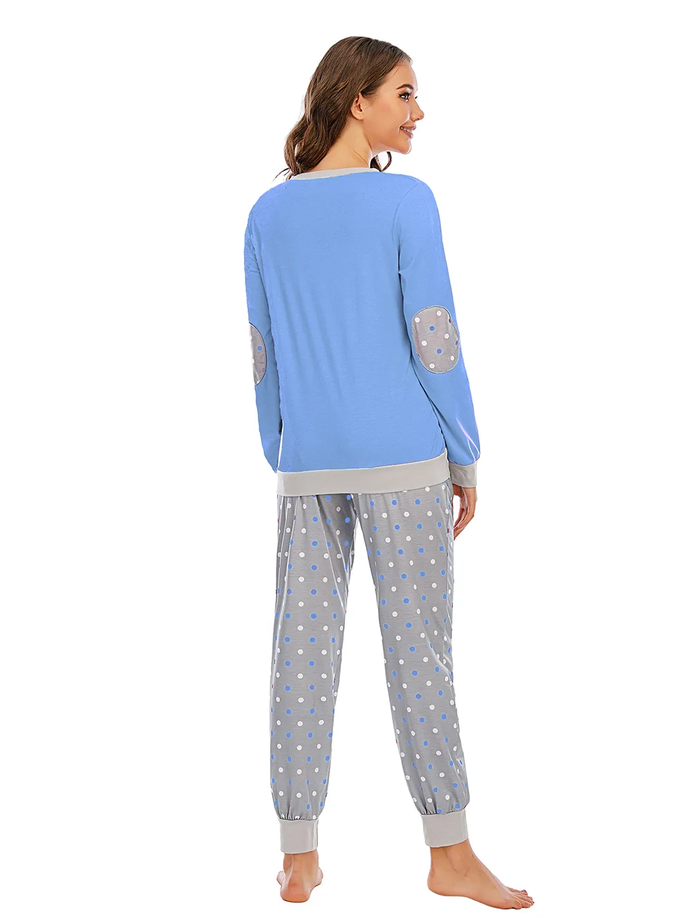 Long Sleeve Top and Polka Dot Pants Set, image 6