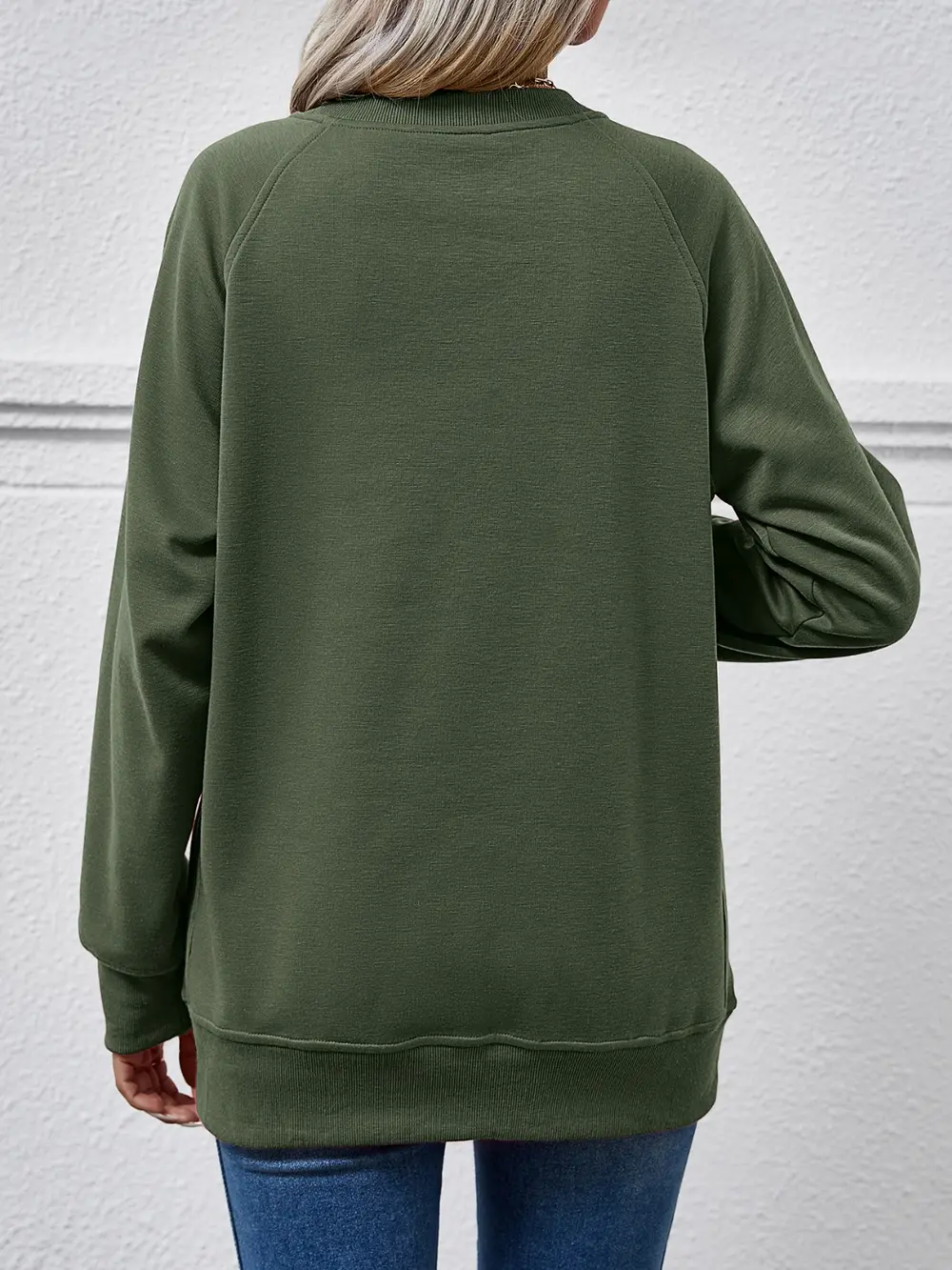 Round Neck Long Sleeve Sweatshirt, image 15