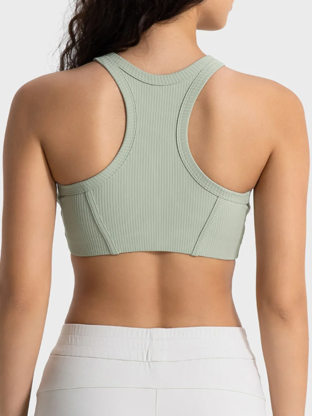 Wide Strap Cropped Sport Tank, image 11