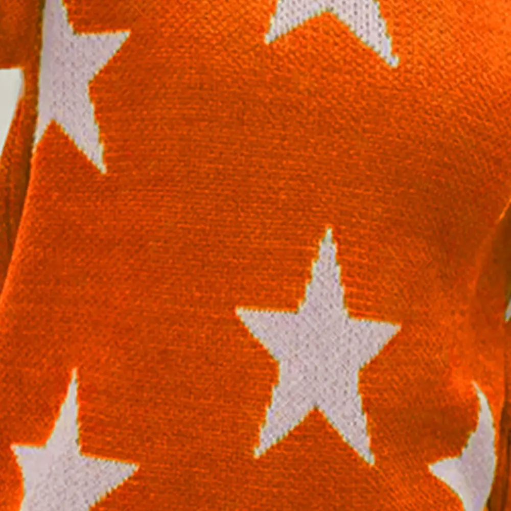 Star Pattern Round Neck Sweater, image 24