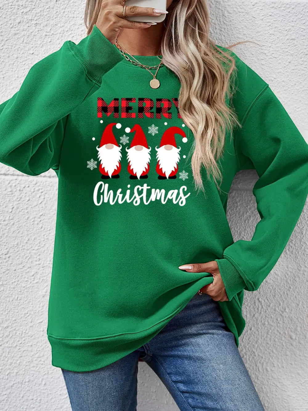 MERRY CHRISTMAS Long Sleeve Sweatshirt, image 22