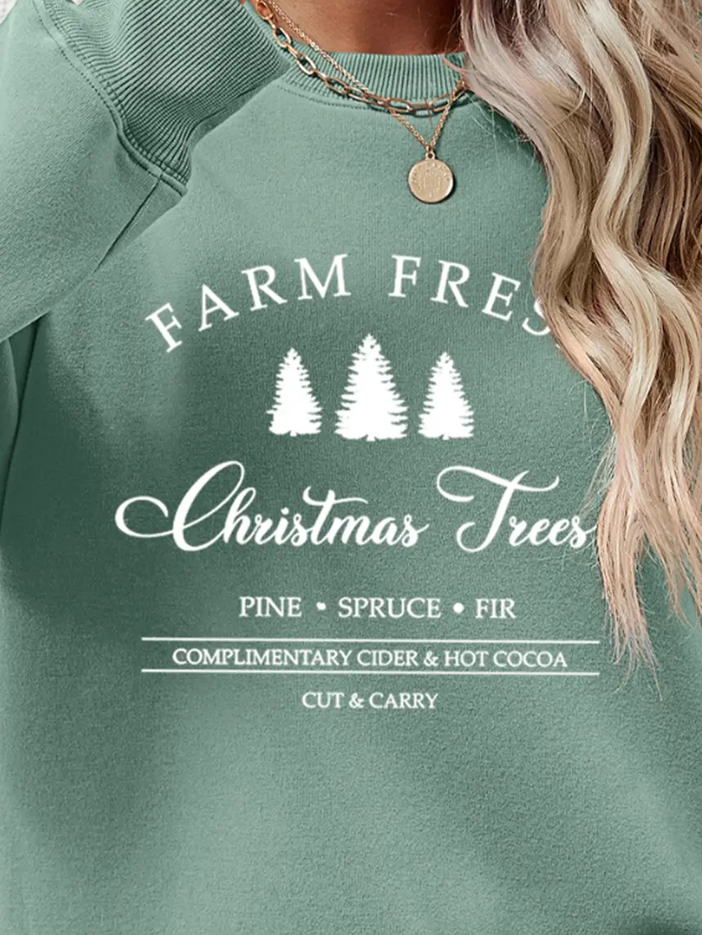 Graphic Round Neck Dropped Shoulder Sweatshirt, image 23