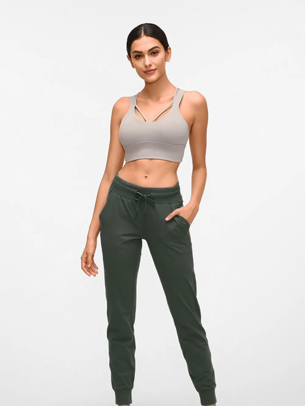 Tied Joggers with Pockets, image 3