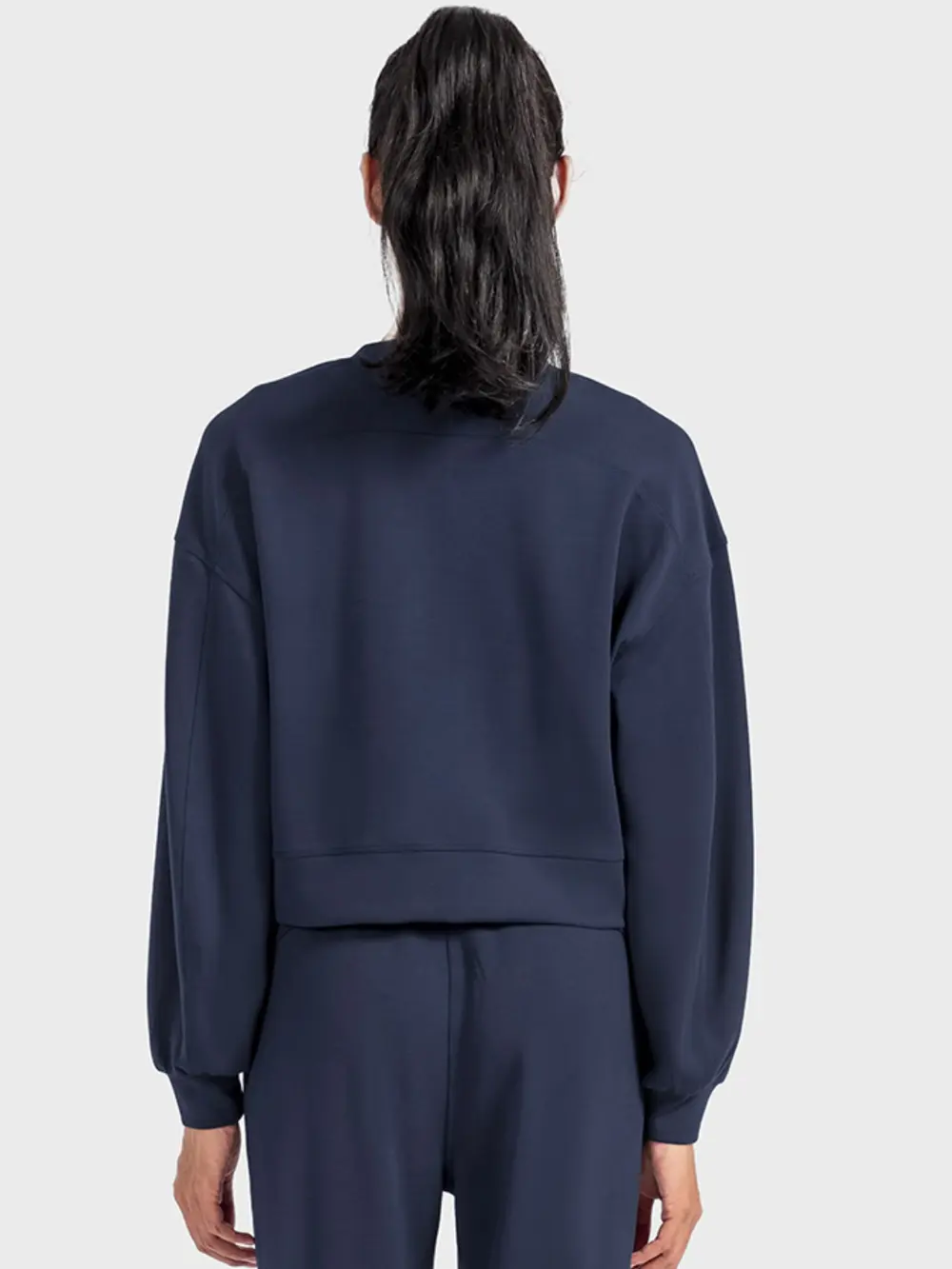 Round Neck Drop Shoulder Sports Top, image 5