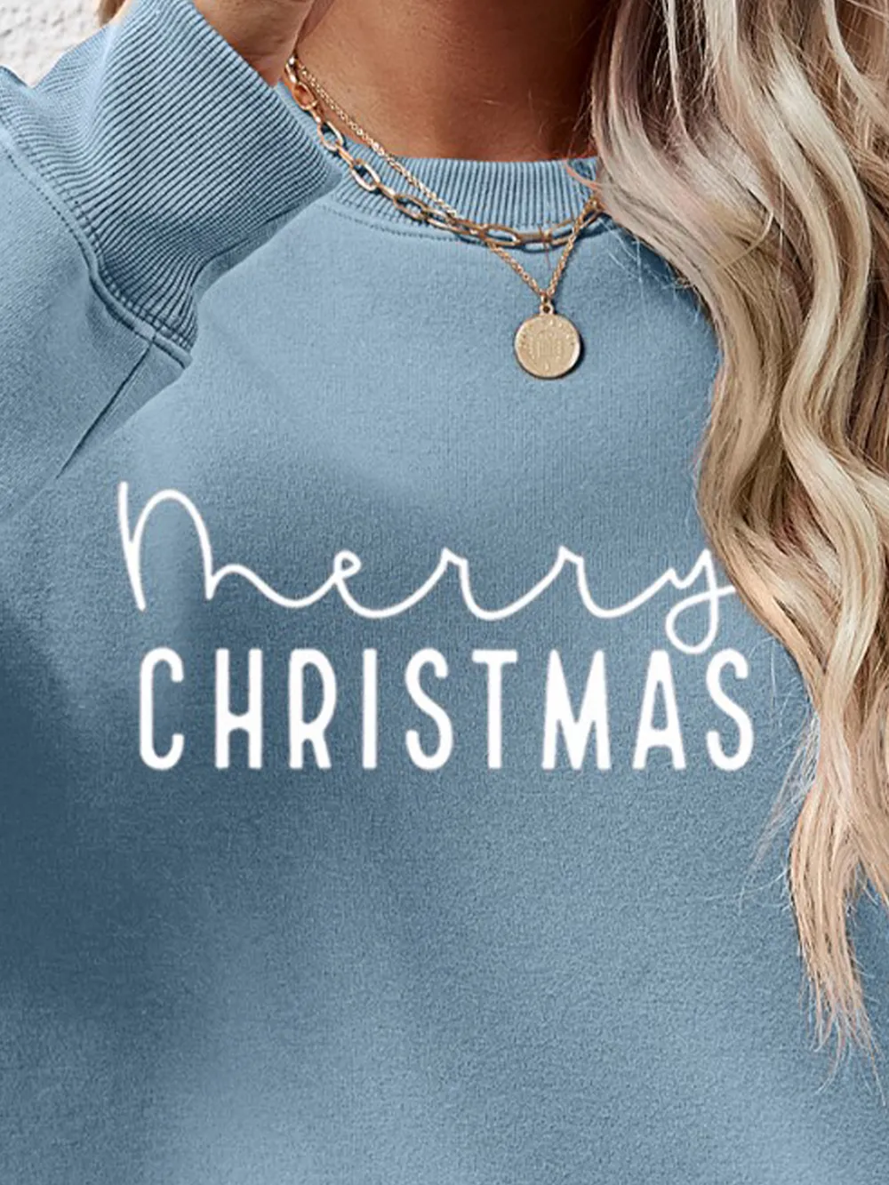 MERRY CHRISTMAS Dropped Shoulder Sweatshirt, image 9