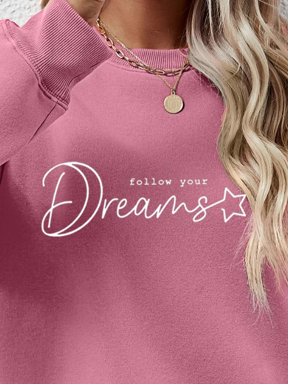 FOLLOW YOUR DREAMS Graphic Sweatshirt, image 12
