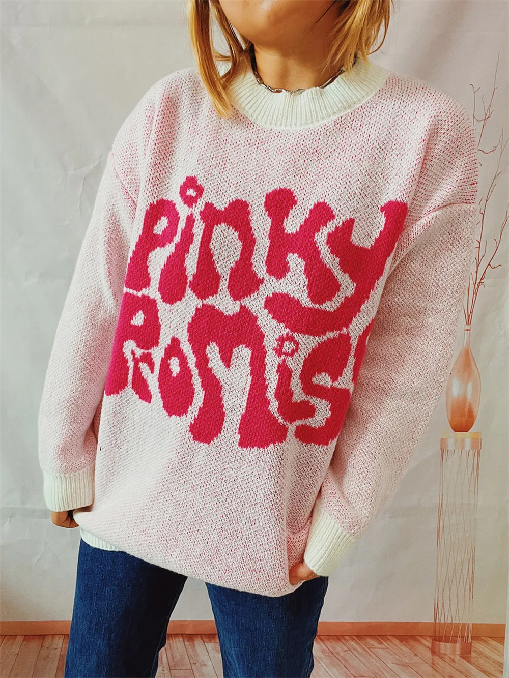 PINKY PROMISE Graphic Sweater, image 9