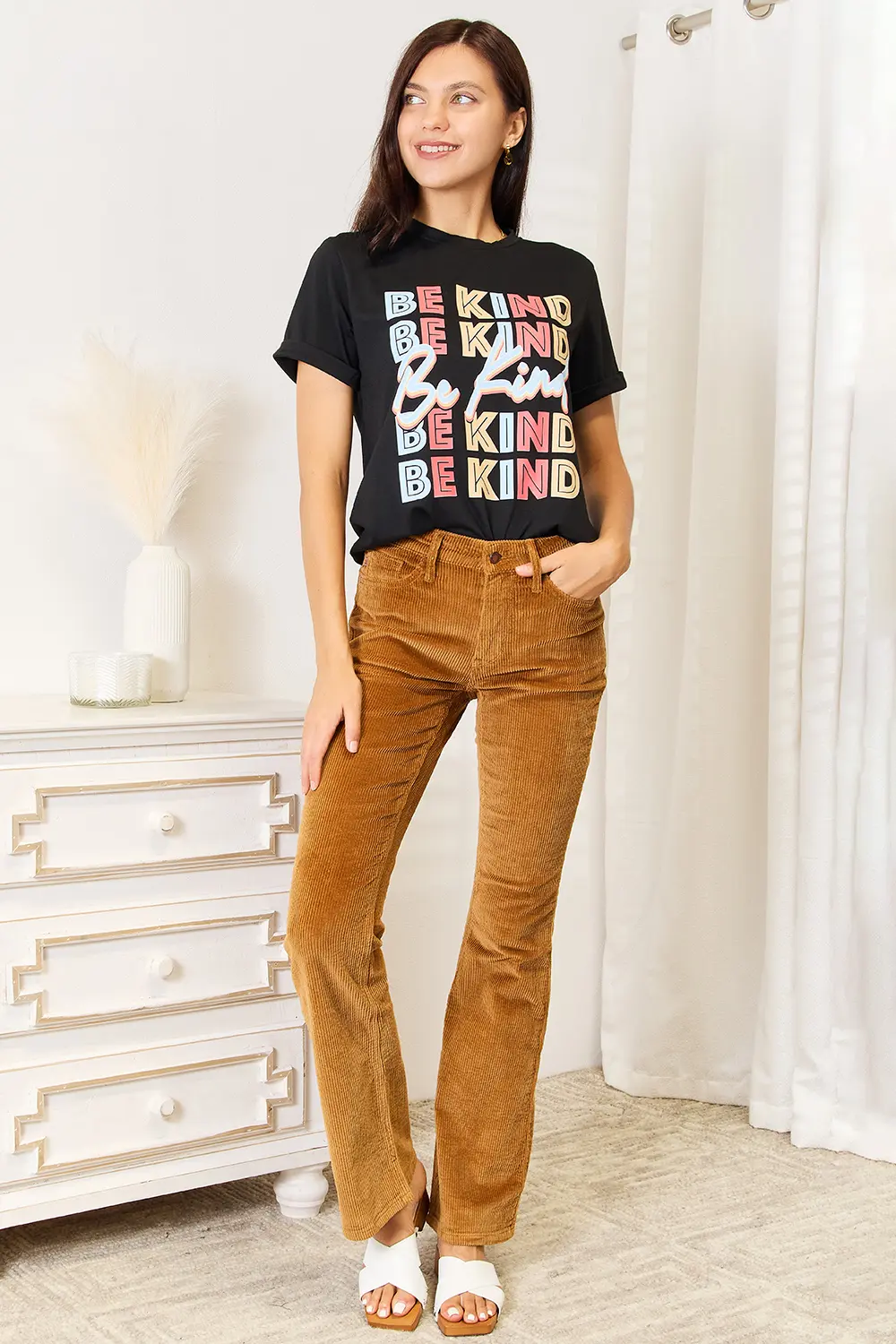 BE KIND Graphic Round Neck T-Shirt, image 6