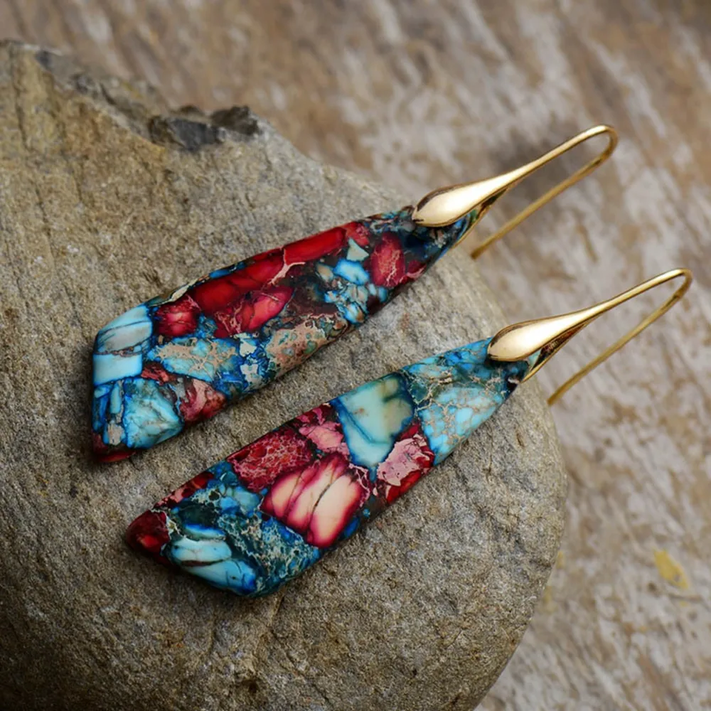 Geometrical Shape Dangle Earrings, image 3