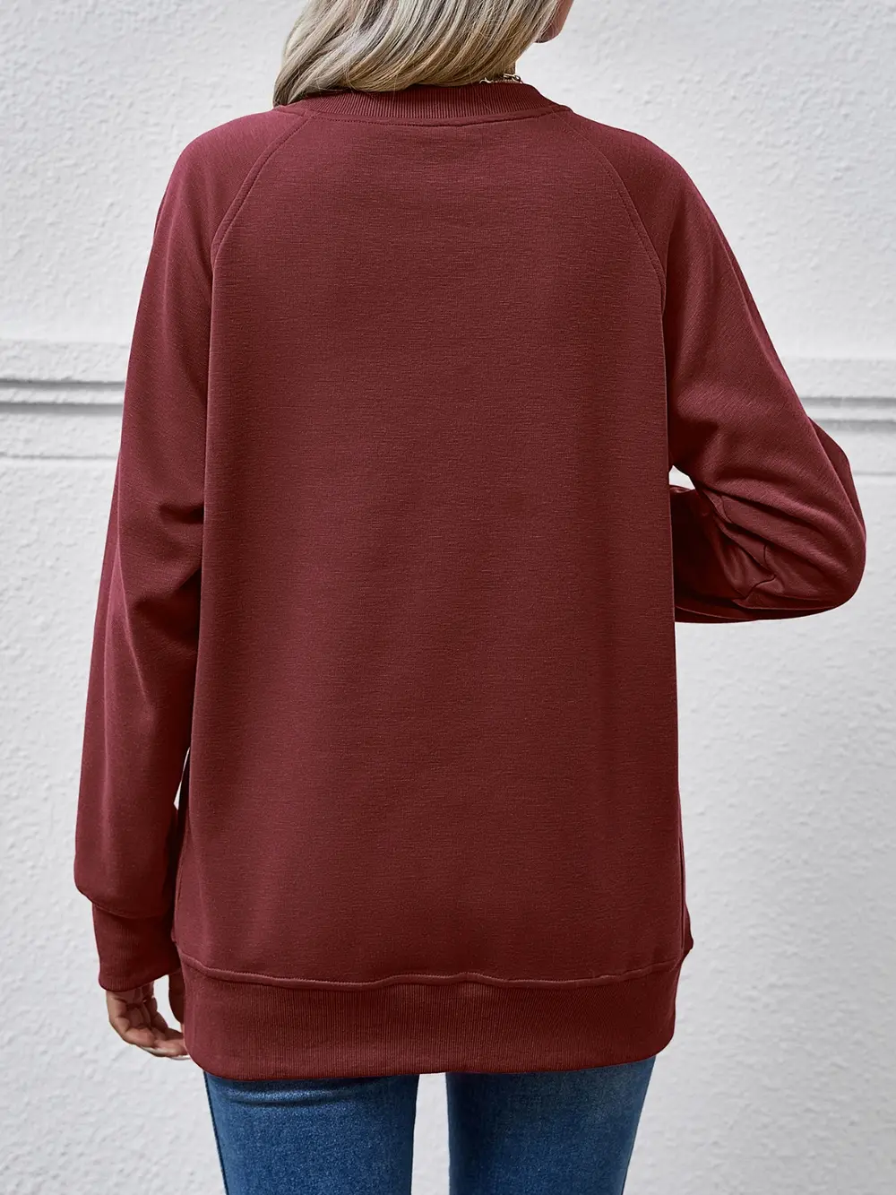Round Neck Long Sleeve Sweatshirt, image 21
